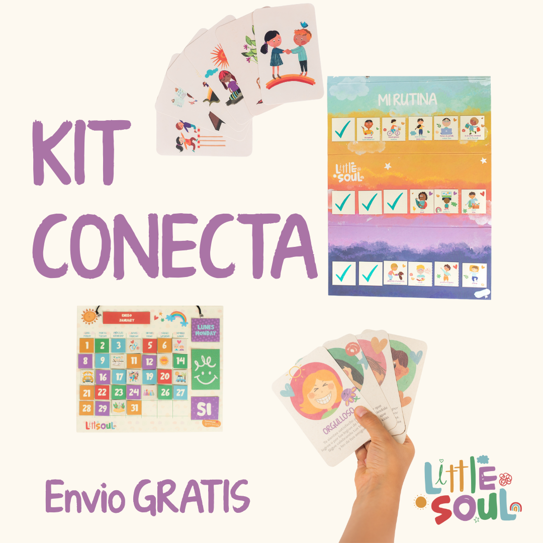 Kit conecta (rutina + calendario + emociones + afirmaciones)