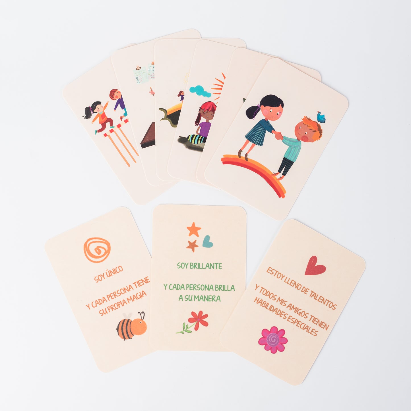 Tarjetas de afirmaciones para niños