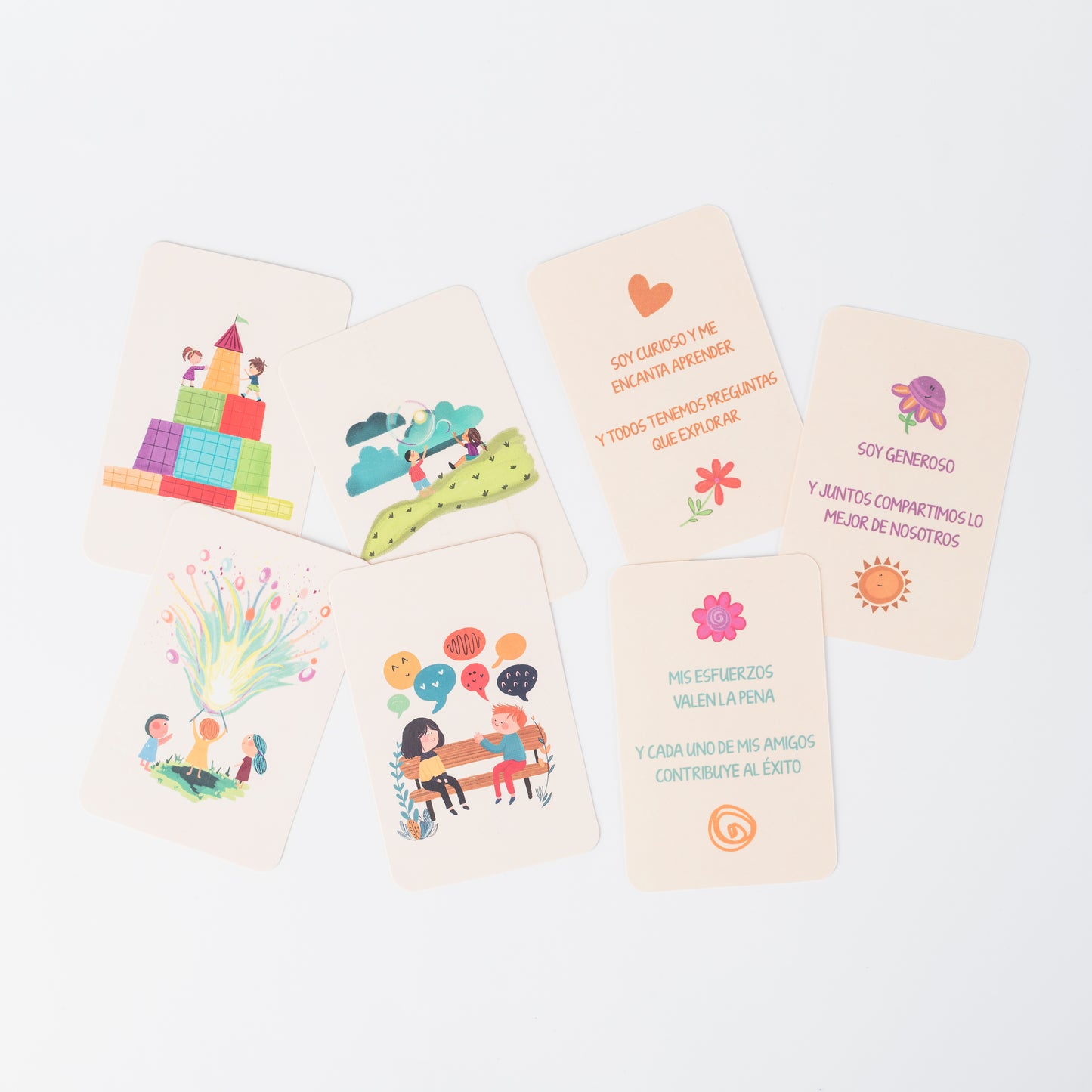 Tarjetas de afirmaciones para niños