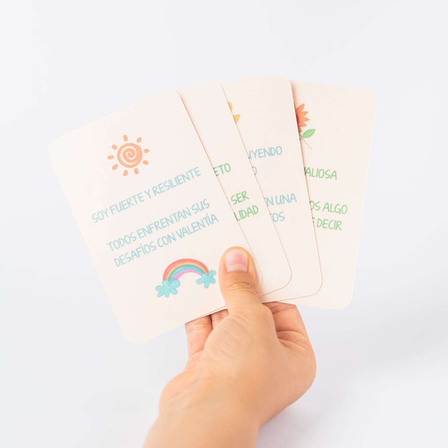 Tarjetas de afirmaciones para niños