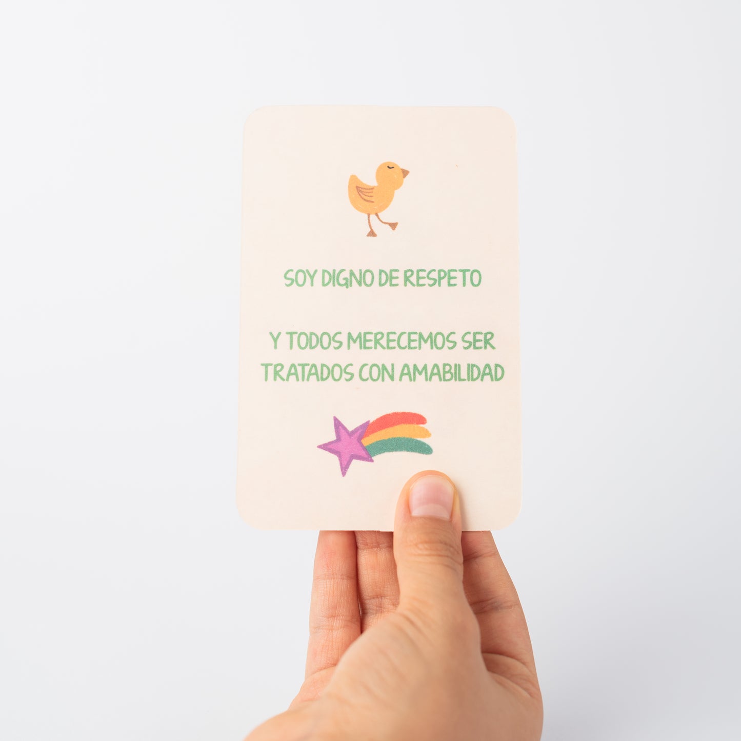 Tarjetas de afirmaciones para niños