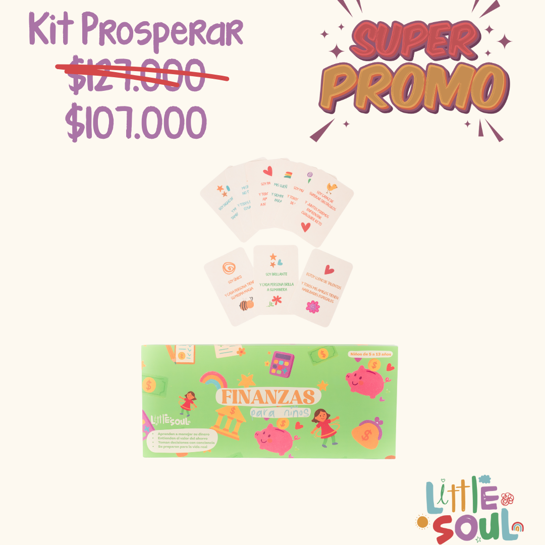 Kit Prosperar (juego financiero + afirmaciones)
